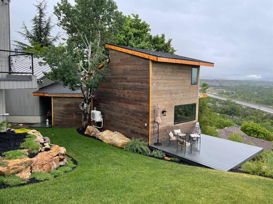 Villa Luxury Alpine Treehouse Holladay Esterno foto